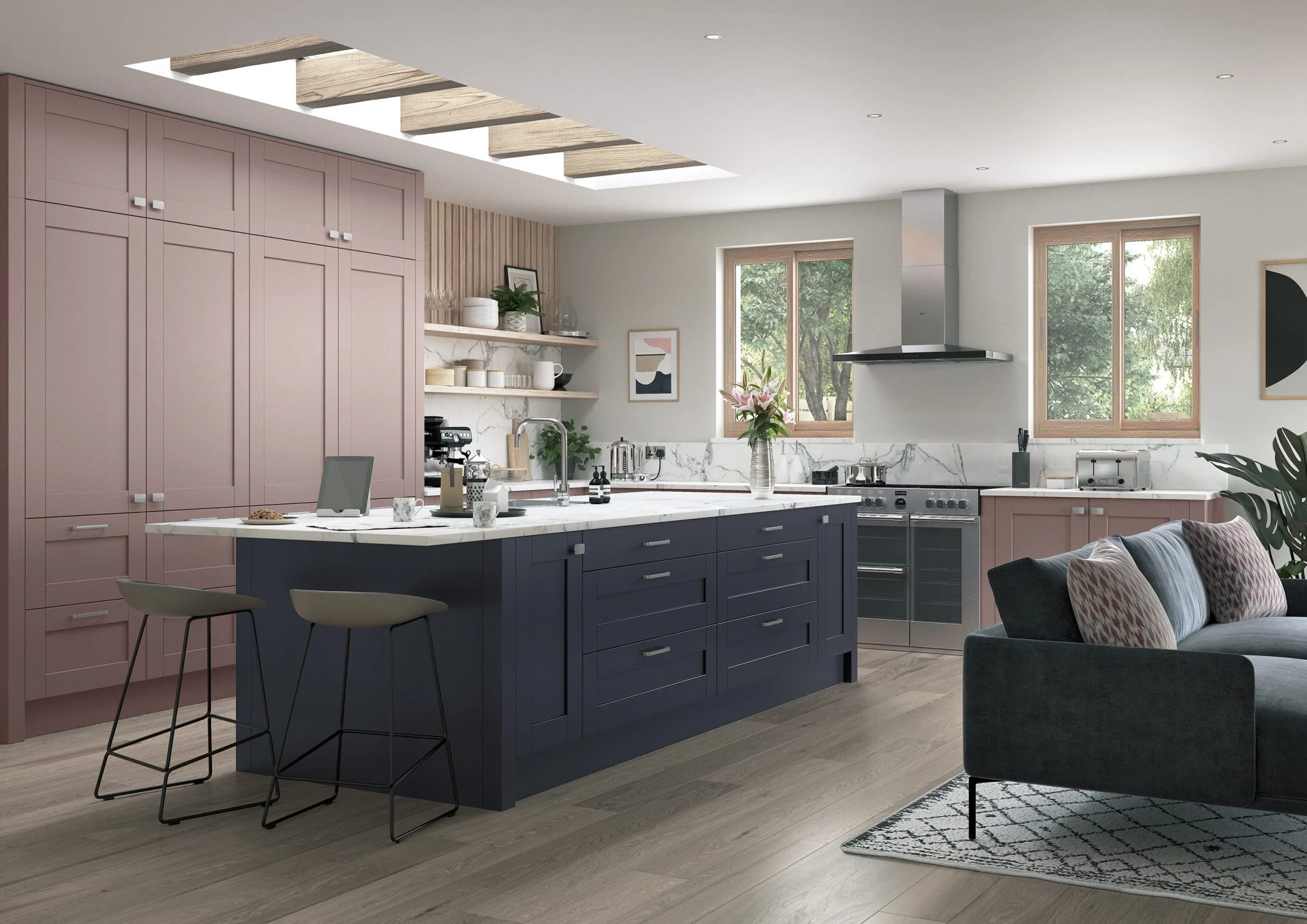 madison-vintage-pink-slate-blue-classic-traditional-kitchen-uform-2048x1448
